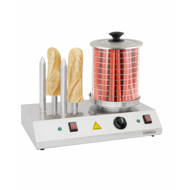 Appareil à hot-dog 4 plots