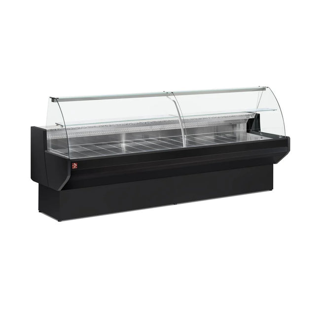Vitrine Réfrigérée SALINA – Vitre Bombée 1500mm – Noire