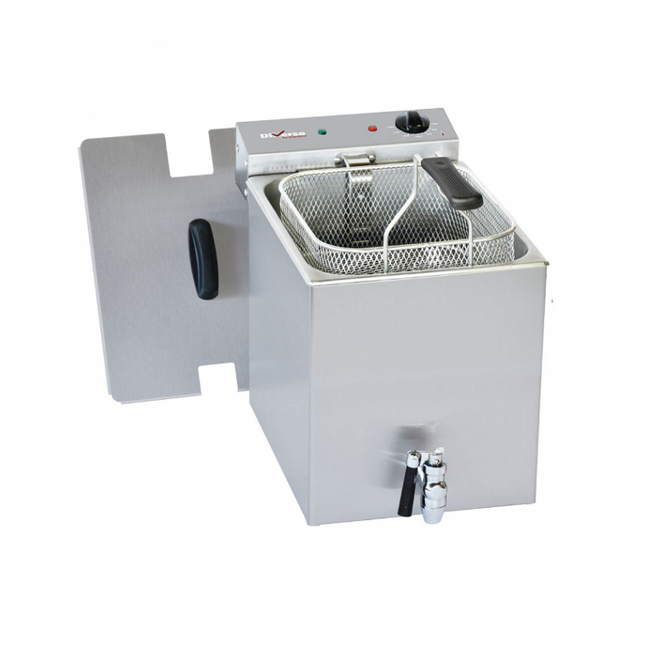Friteuse electrique avec robinet de vidange 554 Friteuse electrique avec robinet de vidange 555 Friteuse électrique 1 et 2 bacs avec robinet de vidange