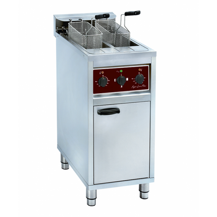 Friteuse électrique sur meuble 2x10 litres