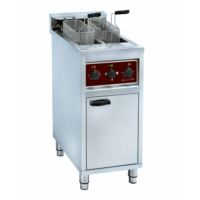 Friteuse électrique sur meuble 2x10 litres