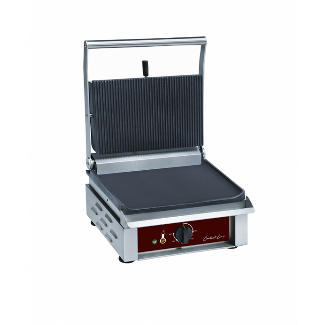 Grill contact rainurée et lisse