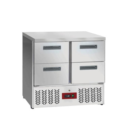 Table frigorifique positive 4 tiroirs GN1/1
