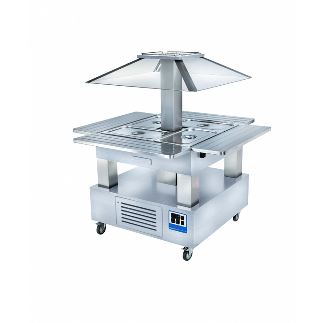 Salad bar ilot buffet réfrigéré 4xGN1/1