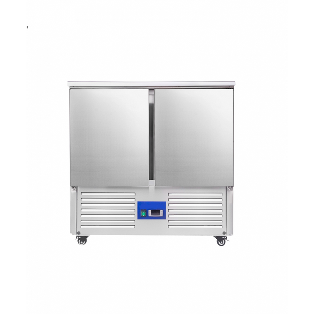 table réfrigérée positive en inox 2 ou 3 portes