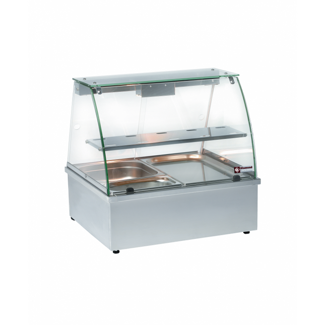 Vitrine chauffante bain-marie GN1/1