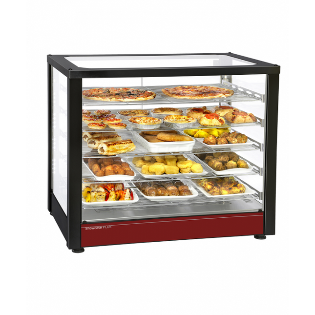 Vitrine chauffante ventilée à poser