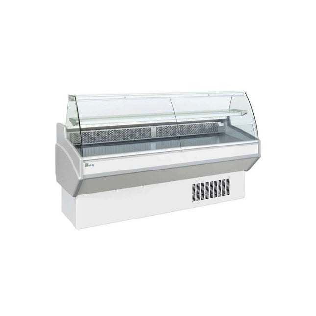 Vitrine Réfrigérée SALINA – Vitre Bombée 2000mm – Blanc